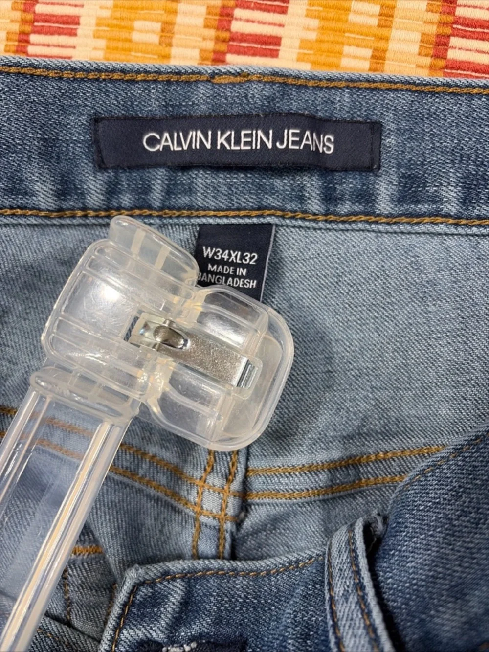 Calvin Klein Jeans Men's Straight Denim - Light Blue Wash
